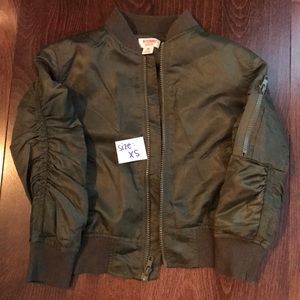 Green bomber jacket